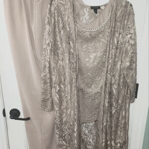 Formal pant suite.